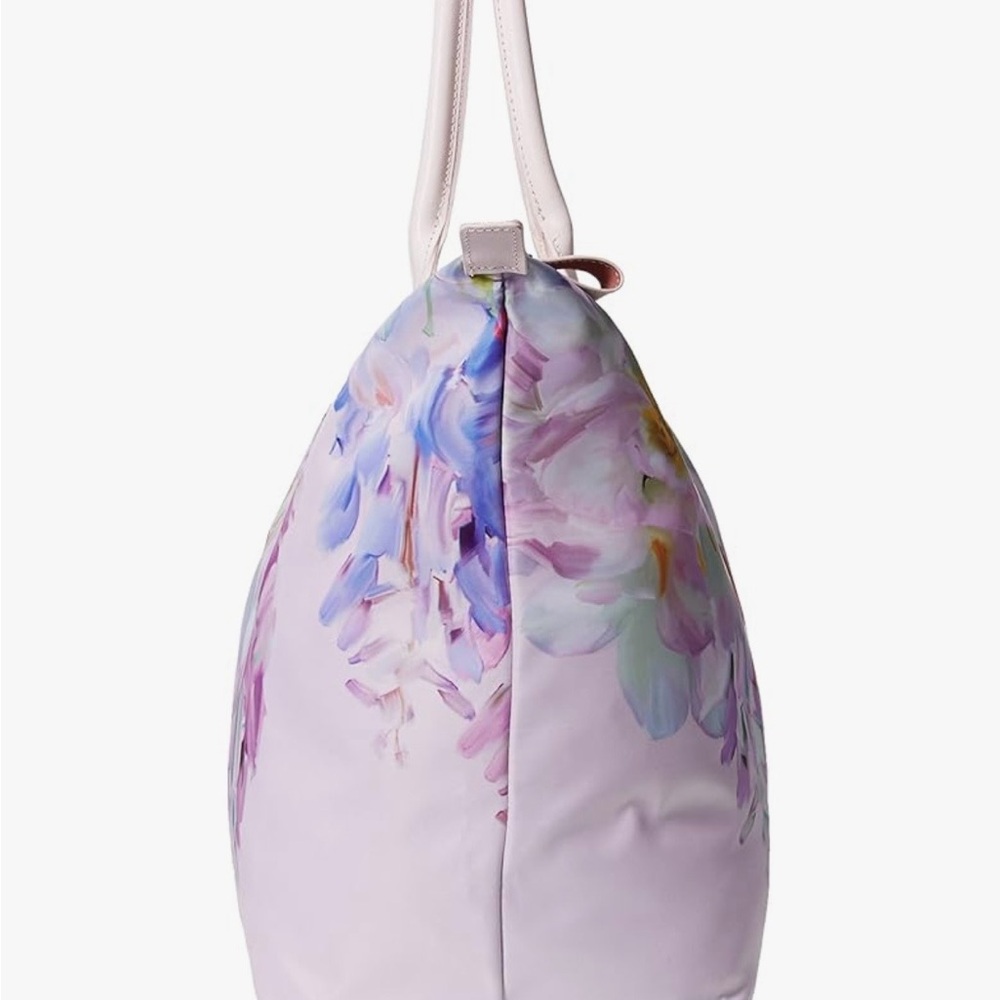 Ted Baker London Pastel Floral Watercolor Tote - Lilac & Pink - Picture 2 of 5